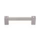 Contemporary Crystal C718-4-SN Crystal Pull Modern in Satin Nickel