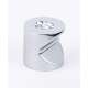 Contemporary Crystal C823-1-PC Crystal Knob Modern 1-in in Polished Chrome