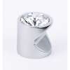 Contemporary Crystal C824-1-PC Crystal Knob Modern 1-in in Polished Chrome