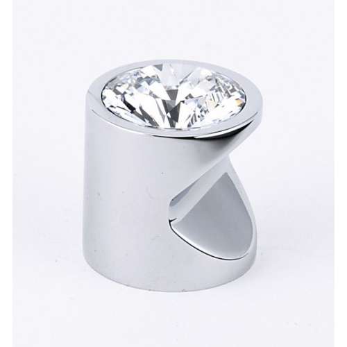 C824-1 Contemporary Crystal Crystal Knob Modern 1-in
