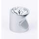 Contemporary Crystal C824-1-PC Crystal Knob Modern 1-in in Polished Chrome