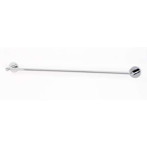 Contemporary I Crystal C8320-24-PC Modern Towel Bar in Polished Chrome