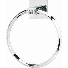 C8440 Contemporary II Crystal Modern Towel Ring 6-in
