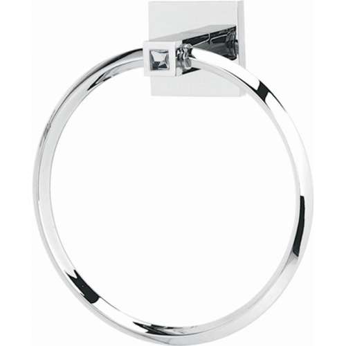 C8440 Contemporary II Crystal Modern Towel Ring 6-in