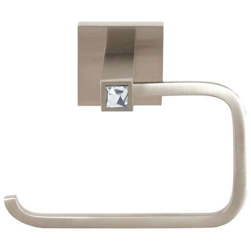 Modern Tissue Holder in Satin Nickel