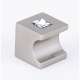 Contemporary Crystal C853-1-SN Crystal Knob Modern 1-in in Satin Nickel