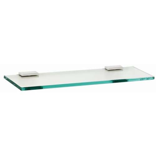Arch A7550-18-PC 18-in Glass Shelf with Brackets Modern in Polished Chrome