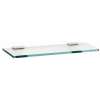 Arch A7550-24-PC 24-in Glass Shelf with Brackets Modern in Polished Chrome