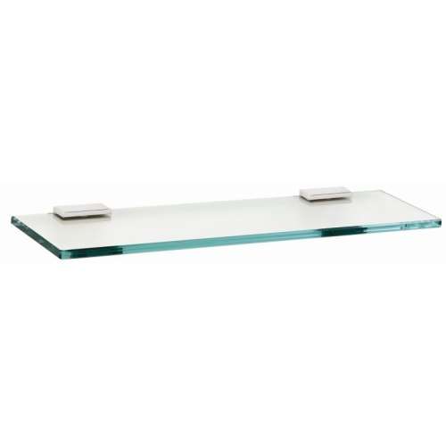 Arch A7550-24-PC 24-in Glass Shelf with Brackets Modern in Polished Chrome