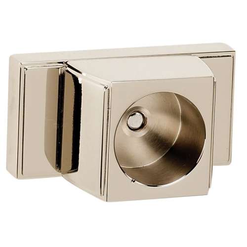 Modern Shower Rod Brackets 2-1/2-in in Polished Nickel