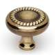 Rope A812-14-PA Knob Traditional 1-1/4-in in Polished Antique