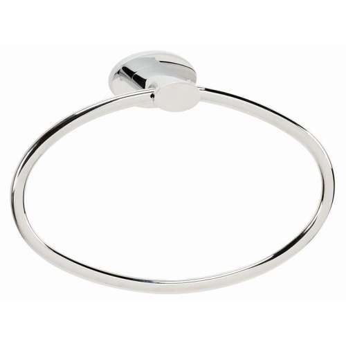 Modern Towel Ring 7-7/8-in in Polished Chrome