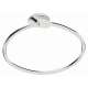 Modern Towel Ring 7-7/8-in in Polished Chrome