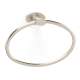 Modern Towel Ring 7-7/8-in in Satin Nickel