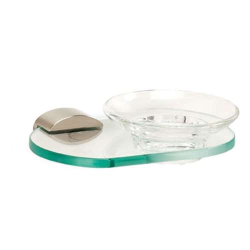 Contemporary III A7630-SN Modern Soap Dish 6-3/4-in in Satin Nickel