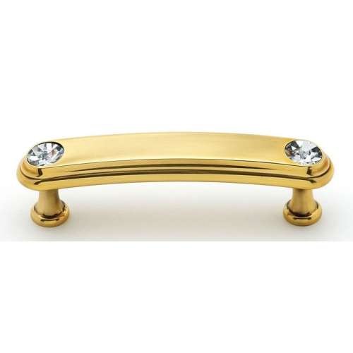 Crystal C211-3-PA Pull Traditional in Polished Antique