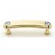 Crystal C211-3-PB Pull Traditional in Polished Brass
