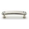 Crystal C211-3-PN Pull Traditional in Polished Nickel