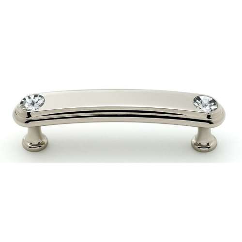Crystal C211-3-PN Pull Traditional in Polished Nickel