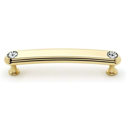 Crystal C211-4-PB Pull Traditional in Polished Brass