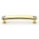 Crystal C211-4-PB Pull Traditional in Polished Brass