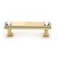 Crystal C213-3-PB Pull Traditional in Polished Brass