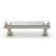 Crystal C213-3-PN Pull Traditional in Polished Nickel