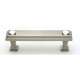 Crystal C213-3-SN Pull Traditional in Satin Nickel