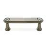 Crystal C214-3-SN Pull Traditional in Satin Nickel