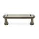 Crystal C214-3-SN Pull Traditional in Satin Nickel