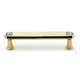 Crystal C214-4-PB Pull Traditional in Polished Brass