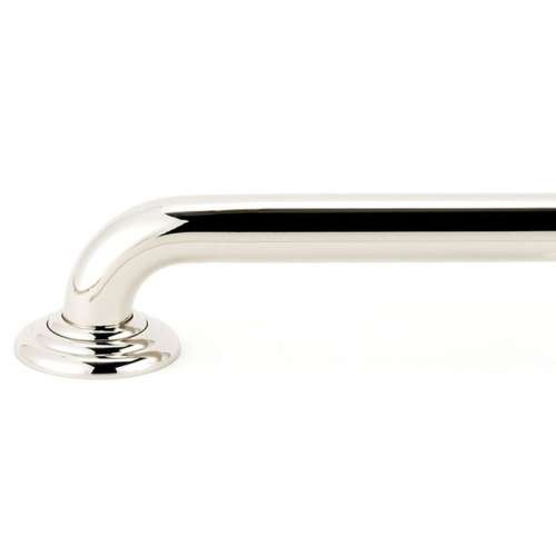 Grab Bar Brackets Traditional 3-in in Polished Nickel
