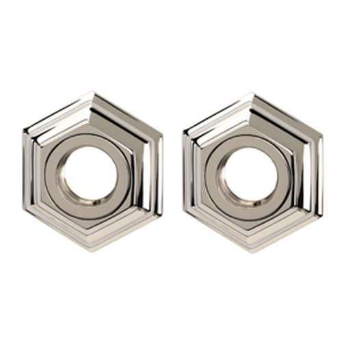 Nicole A7724-PN Grab Bar Brackets Traditional 3-in in Polished Nickel