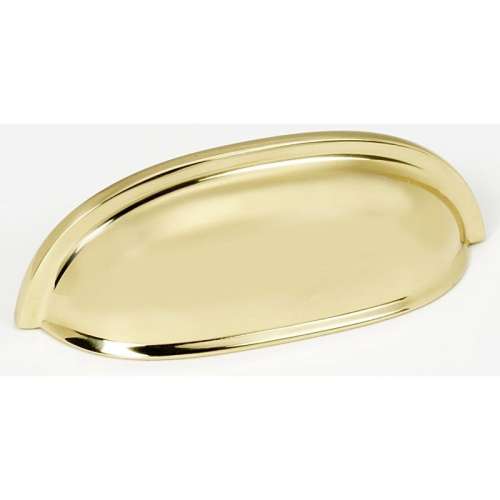 A1262-PB Cup Pull Modern in Polished Brass