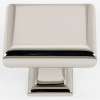 Knob Modern 1-3/4-in in Polished Nickel