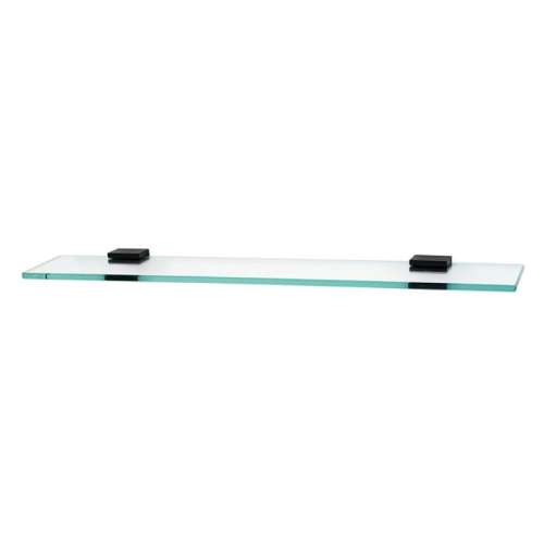 A8455-24 Contemporary II 24-in Glass Shelf with Brackets Modern