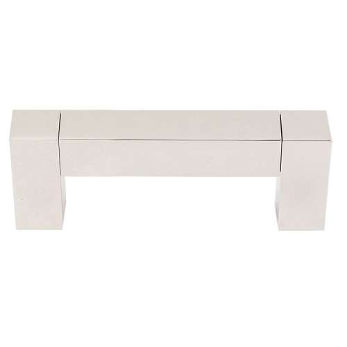 Block A420-3-PN Modern Pull in Polished Nickel