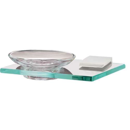 Manhattan A7430-PC Modern Soap Dish 6-3/4-in in Polished Chrome
