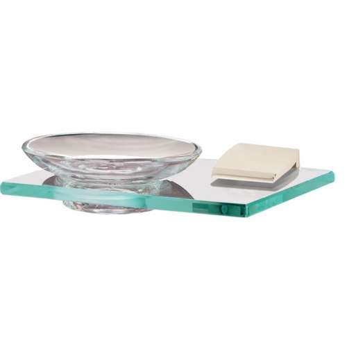 Manhattan A7430-PN Modern Soap Dish 6-3/4-in in Polished Nickel