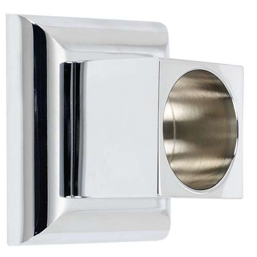 Modern Shower Rod Brackets 2-3/8-in in Polished Chrome