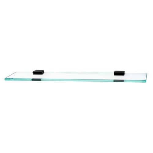 Manhattan A7450-24-BRZ 24-in Glass Shelf with Brackets Modern in Bronze