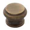 Knob Traditional 1/2-in in Antique English Matte
