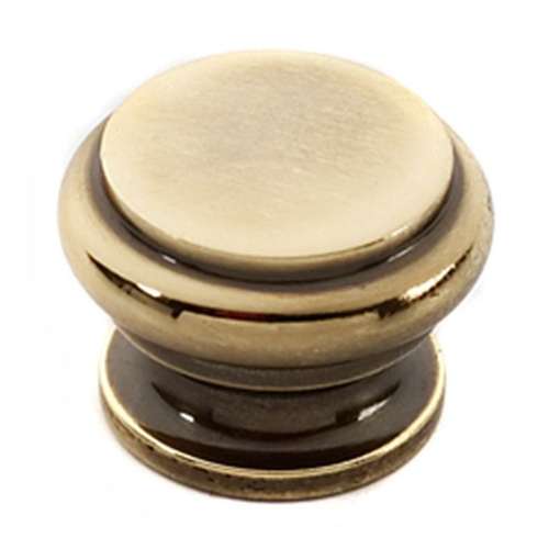 Knob Traditional 1/2-in in Polished Antique