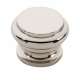 Knob Traditional 1/2-in in Polished Nickel