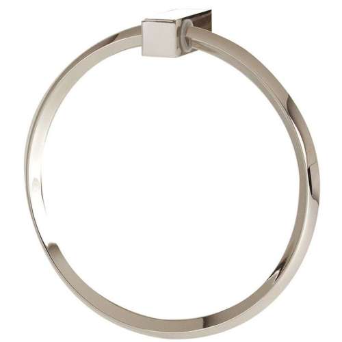 Spa 2 A7140-PN Modern Towel Ring 6-in in Polished Nickel
