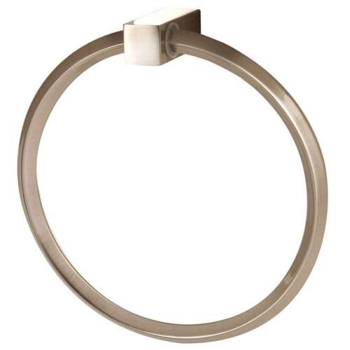 Spa 2 A7140-SN Modern Towel Ring 6-in in Satin Nickel
