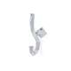 Spa 2 A7199-PC Modern Robe Hook in Polished Chrome