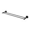 Contemporary I A8325-24-BRZ Double Towel Bar Modern in Bronze