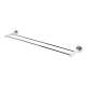 Contemporary I A8325-24-PC Double Towel Bar Modern in Polished Chrome