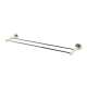 Contemporary I A8325-24-PN Double Towel Bar Modern in Polished Nickel
